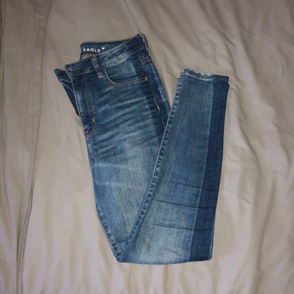 AE super high rise jeans